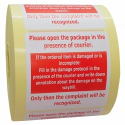 Etykiety SPRAWDŹ po Angielsku 10000 szt.